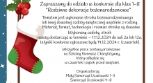 konkurs bożonarodzeniowy