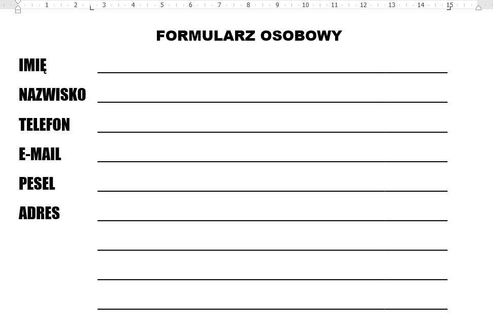 formularz